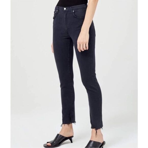 Agolde Mid Rise Feral Toni Jeans - Picture 1 of 15